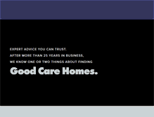 Tablet Screenshot of carehomefinders.com